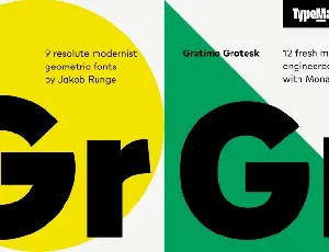 Grato & Gratimo Grotesk Family font