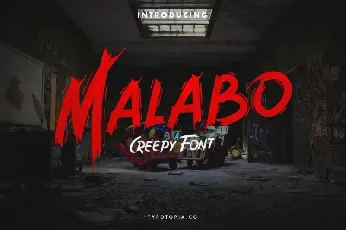 Malabo Brush font