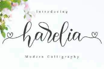 Harelia Lovely Script font