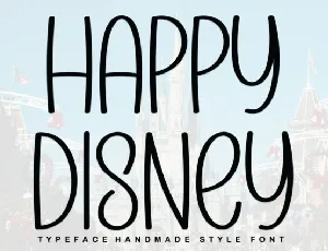 Happy Disney Display font