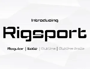 Rigsport font