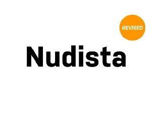 Nudista Family font