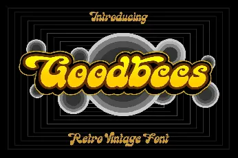 Goodbees Display font