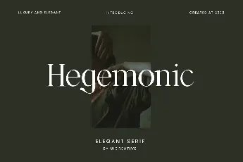 Hegemonic font