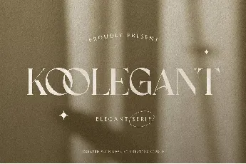 Koolegant font