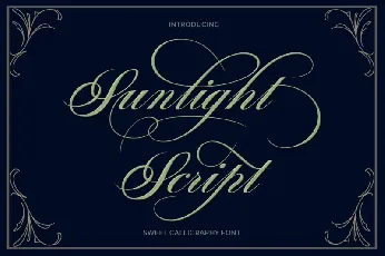 Sunlight Typeface font