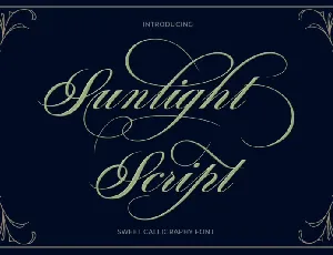 Sunlight Typeface font