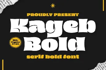 Kageb Bold font