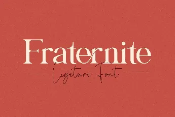 Fraternite font