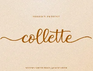 Collette font