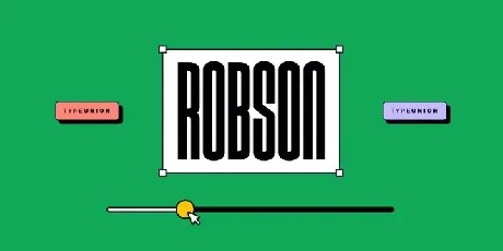 Robson Family font