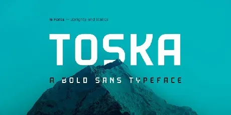 Toska font