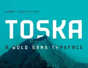 Toska font