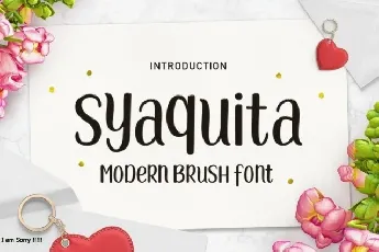 Syaquita font