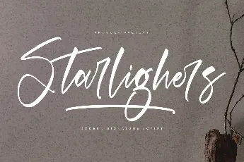 Starlighers DEMO VERSION font