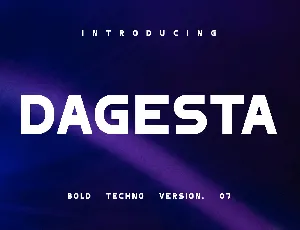 Dagesta font