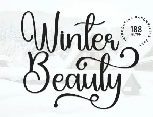 Winter Beauty Script font