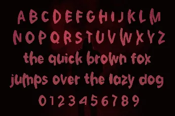 Weird Things font