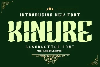 KINURE font