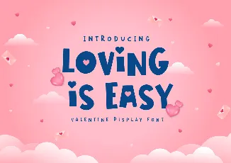 LOVING IS EASY font