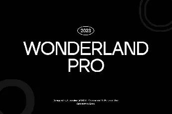 WONDERLAND PRO font