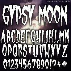 Gypsy Moon font