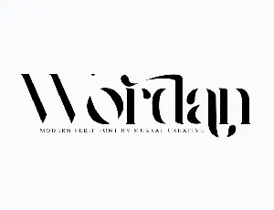 Wordan font