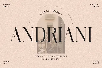 Andriani font