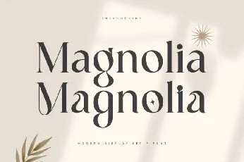 Magnolia Serif font