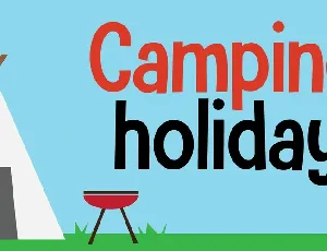 Camping Holiday font