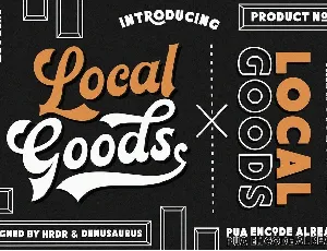 Local Goods font