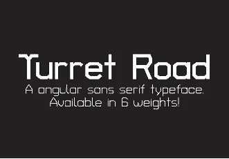 Turret Road font