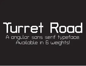 Turret Road font