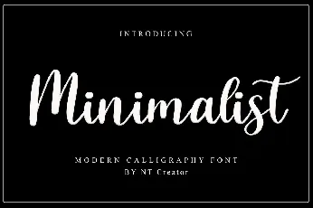 Minimalist font