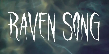 Raven Song font