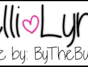 Kelli Lynn font