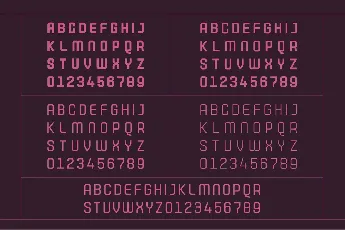 Aubergine font