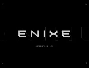 Enixe font