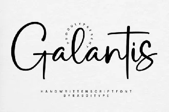 Galantis Script font