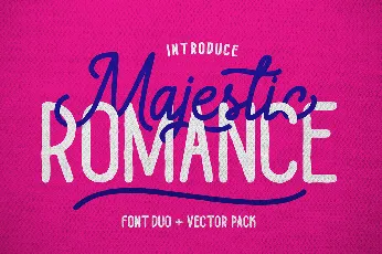 Majestic Romance Script font