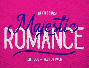 Majestic Romance Script font