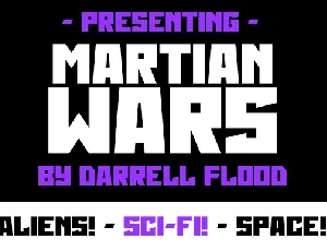 Martian Wars Free Download font