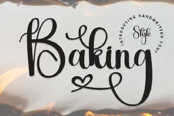 Baking Calligraphy font