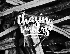 Chasing Embers Typeface font