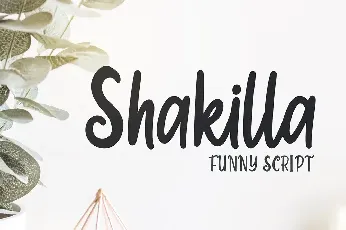 Shakilla font