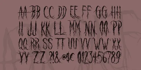 Raven Scream font