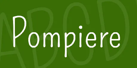 Pompiere font