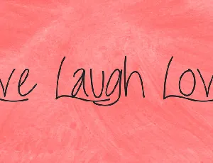 Live Laugh Love font