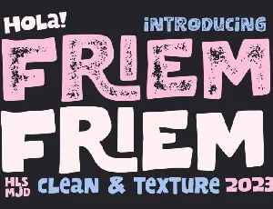 Friem font