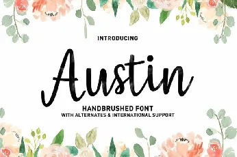 Austin Script font